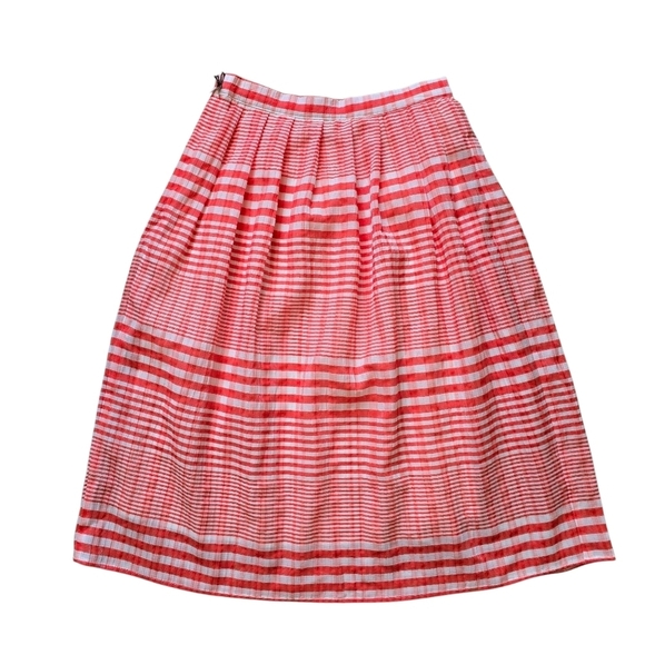 🎀NWT Anthropologie EVA FRANCO Harmonia Plaid A-Line Midi Skirt, Size 4 - Picture 6 of 9